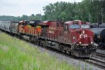 Westbound grain train